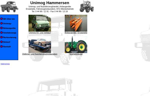 Vorschau von www.unimog-hammersen.de, Unimog Hammersen
