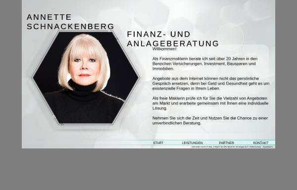 Vorschau von www.schnackenberg-invest.de, AS Finanz- und Anlageberatung Annette Schnackenberg