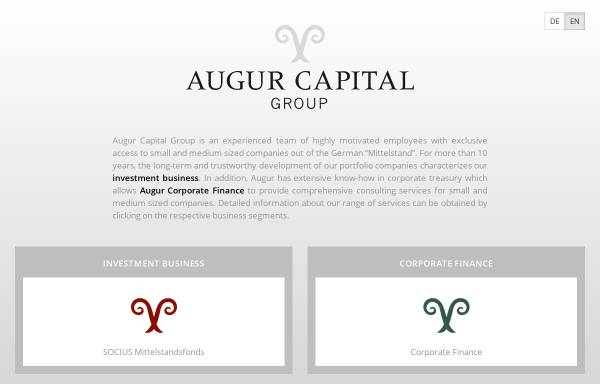 Vorschau von www.augurcapital.com, Augur Capital AG