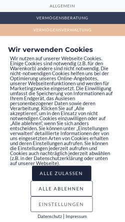 Vorschau der mobilen Webseite www.bost-co.de, Dr. Bost & Compagnon Vermögensberatungs GmbH & Co. KG