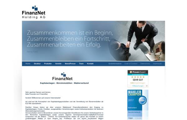 Vorschau von www.finanz.net, FinanzNet Holding AG
