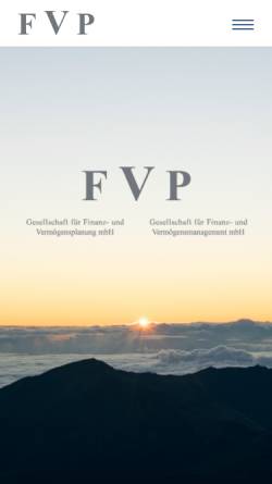 Vorschau der mobilen Webseite www.fvp-gmbh.de, FVP Gesellschaft für Finanz- und Vermögensplanung mbH