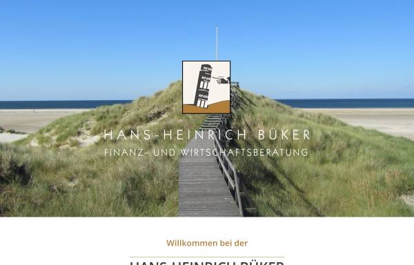 Vorschau von www.bueker-finanzberatung.de, Hans-Heinrich Büker