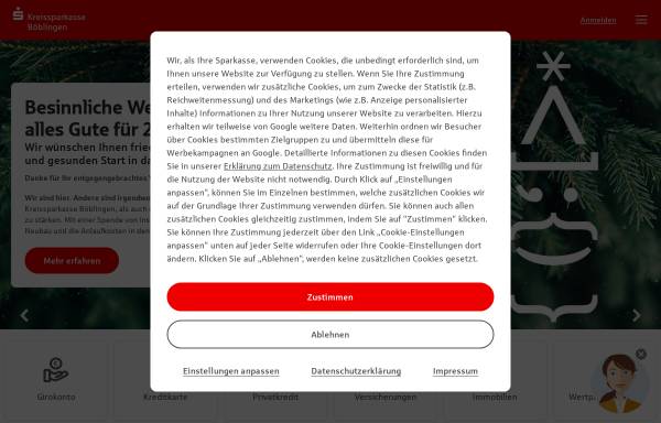 Vorschau von www.kskbb.de, Kreissparkasse Boeblingen