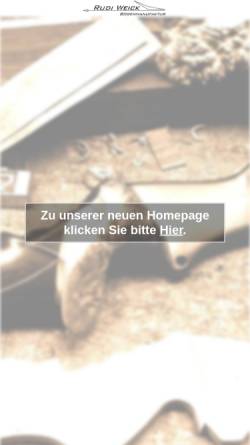 Vorschau der mobilen Webseite rudiweick.de, Rudi Weick GbR