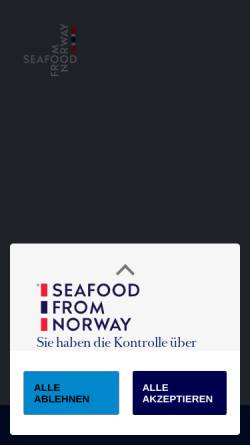 Vorschau der mobilen Webseite www.norwegenfisch.de, Norwegenfisch