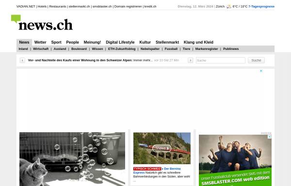 Vorschau von www.news.ch, News.ch