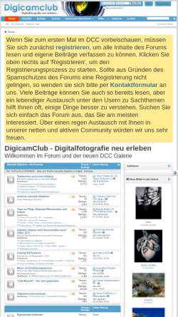 Vorschau der mobilen Webseite www.digicamclub.de, Digicamclub.de