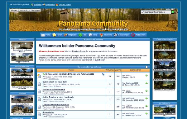 Vorschau von www.panorama-community.de, Panorama Community