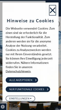 Vorschau der mobilen Webseite www.parlament.gv.at, Österreichisches Parlament