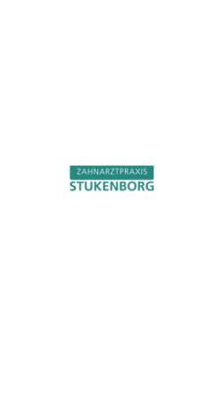 Vorschau der mobilen Webseite www.praxis-stukenborg.de, Felix Stukenborg - Zahnarztpraxis