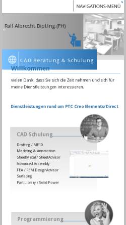 Vorschau der mobilen Webseite www.cadadlatus.de, Albrecht, Ralf