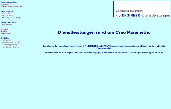Vorschau von www.proe-dienste.de, Burgmann, Dr. Manfred