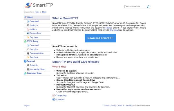Vorschau von www.smartftp.com, SmartFTP