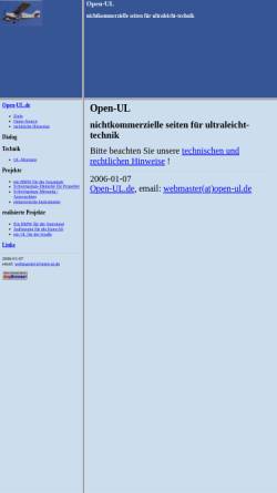 Vorschau der mobilen Webseite www.open-ul.de, Open-UL