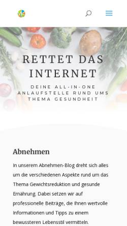 Vorschau der mobilen Webseite www.rettet-das-internet.de, Rettet das Internet