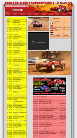 Vorschau der mobilen Webseite www.roth-motorsport.ch, Roth Motor Sport Team