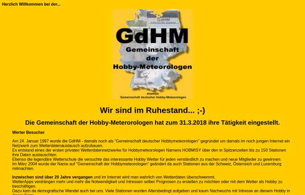 Gemeinschaft deutscher Hobby-Meteorologen (GdHM)