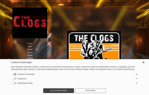 Vorschau von www.theclogs.de, The Clogs