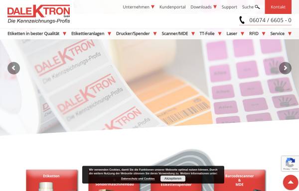 Vorschau von www.dalektron.de, Dalektron GmbH