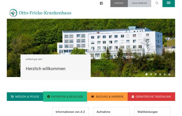 Vorschau von www.otto-fricke-krankenhaus.de, Otto-Fricke-Krankenhaus Bad Schwalbach/Wiesbaden