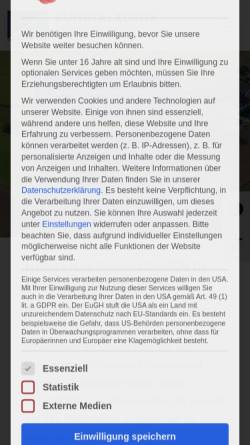 Vorschau der mobilen Webseite www.ruhrtalklinik.de, Ruhrtalklinik Wickede