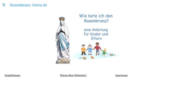 Vorschau von www.rosenkranz-beten.de, Rosenkranzgebet