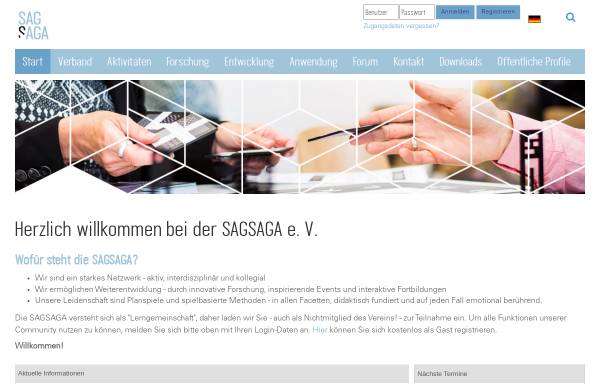 SAGSAGA Swiss Austrian German Simulation And Gaming Association