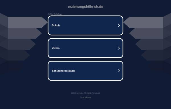 Vorschau von www.erziehungshilfe-sh.de, Schulische Erziehungshilfe in Schleswig-Holstein
