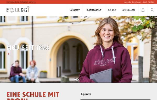 Vorschau von kks.ch, Kantonsschule Kollegium Schwyz