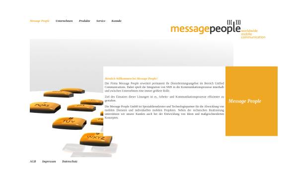 Vorschau von www.message-people.de, Message-People.de