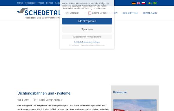 Vorschau von www.schedetal.de, Schedetal Folien GmbH