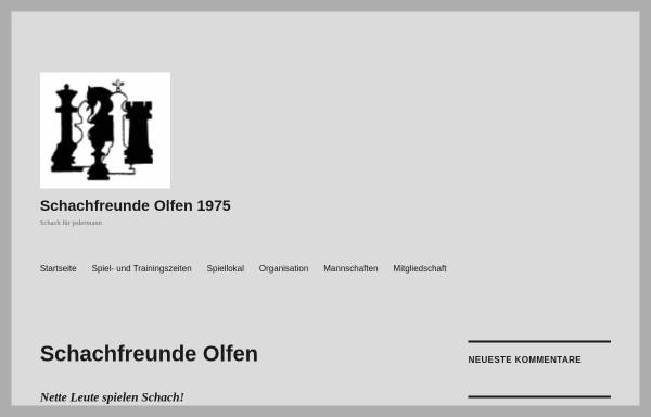 Vorschau von schachfreunde-olfen.de, Schachfreunde Olfen 1975