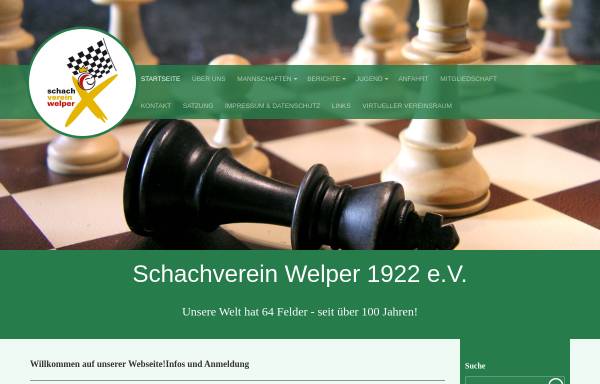 Vorschau von www.sv-welper.de, Schachverein Welper 1922