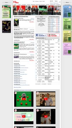 Vorschau der mobilen Webseite www.snooker.ch, Swiss Snooker