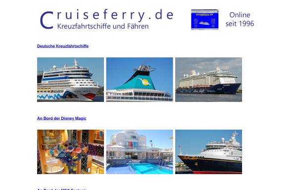 Vorschau von www.cruiseferry.de, Cruiseferry.de