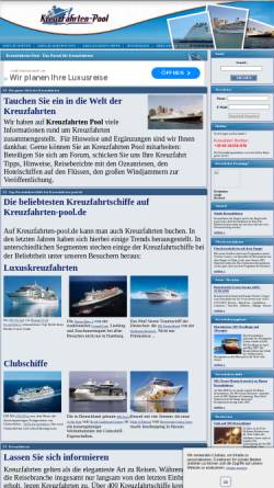 Vorschau der mobilen Webseite www.kreuzfahrten-pool.de, Kreuzfahrten Pool