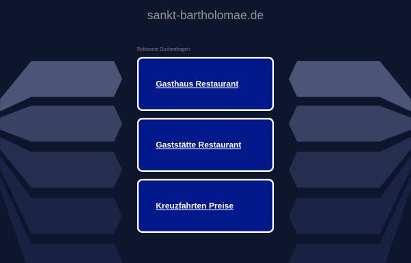 Vorschau von www.sankt-bartholomae.de, Sankt Bartholomae
