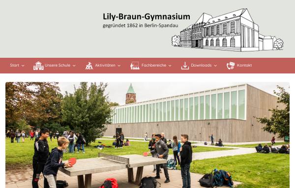 Vorschau von www.lily-braun-gymnasium.de, Lily Braun Oberschule