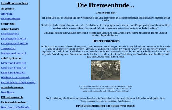 Vorschau von www.bremsenbude.de, Die Bremsenbude