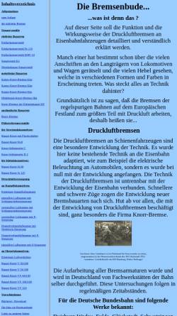 Vorschau der mobilen Webseite www.bremsenbude.de, Die Bremsenbude