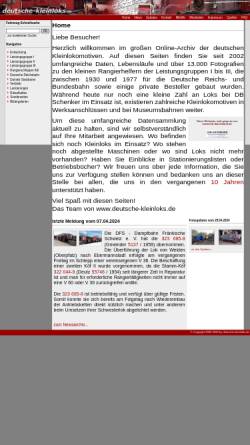 Vorschau der mobilen Webseite www.deutsche-kleinloks.de, Deutsche Kleinloks