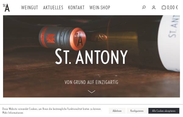 Vorschau von www.st-antony.de, St. Antony, Weingut