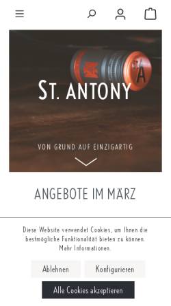 Vorschau der mobilen Webseite www.st-antony.de, St. Antony, Weingut