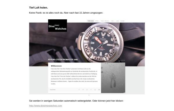 Vorschau von www.rruegger.ch, Mechanische Taucheruhren - Geschichte und Highlights