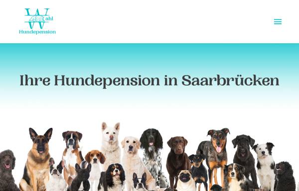 Vorschau von www.hundepension-saar.de, Hundepension Wahl Hanweiler