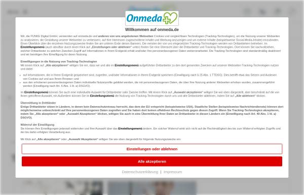 Vorschau von www.onmeda.de, Onmeda: Elektrosmog
