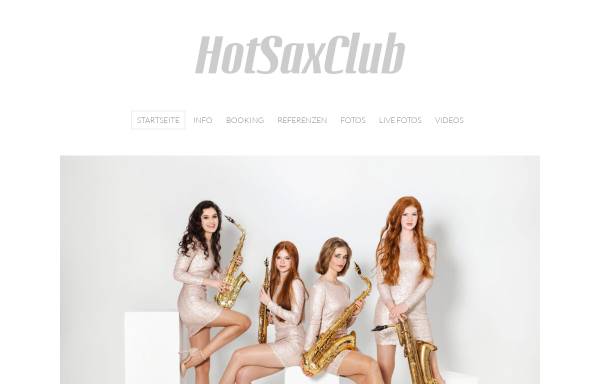 Vorschau von www.hotsaxclub.de, Hot Sax Club