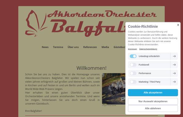 Akkordeon Orchester Balgfalter der Musikschule Fröhlich in Berlin
