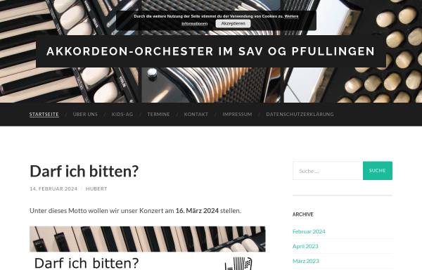 Vorschau von www.akkordeon-orchester-pfullingen.de, Akkordeon-Orchester Pfullingen